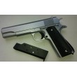 Страйкбольный пистолет Galaxy G.13S (Colt 1911) серебристый - фото № 8