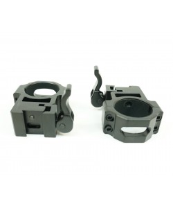 Кольца 30 мм Patriot BH-RS36, быстросъемные на «ласточкин хвост» (высокие H=22 мм, блистер)