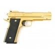Страйкбольный пистолет Galaxy G.20GD (Browning HP) золотистый - фото № 2