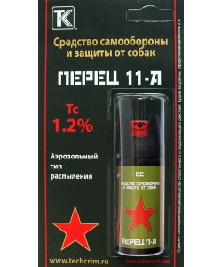 Газовый баллончик «Перец 11-А», 65 мл