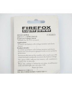 Тестер/индикатор напряжения LiPo Low Voltage Alarm (1-4s)