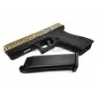 Страйкбольный пистолет WE Glock-17 Gen.3 Bronze, с гравировкой (WE-G001BOX-FP) - фото № 6