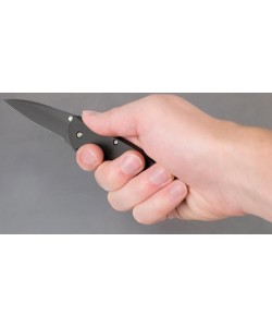 Нож полуавтоматический Kershaw Leek Black K1660CKT