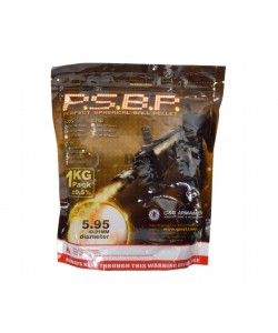 Шары для страйкбола G&G Perfect 0,20 г, 5000 штук (1 кг, зеленые) G-07-132