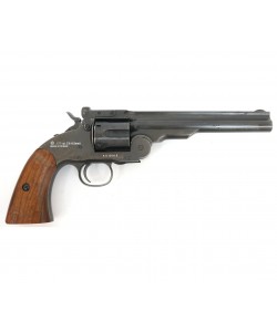 Пневматический револьвер ASG Schofield 6” (Schofield 1) Aging Black (пулевой)