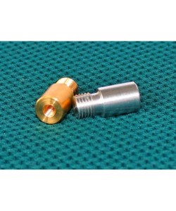 Переходник ЧИСТОGUN - латунь, папа/мама, резьба дюйм. M7 на М5 к шомполам РФ и СССР, под ерши/насадки Европа