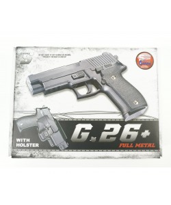 Страйкбольный пистолет Galaxy G.26+ (Sig Sauer 226) с кобурой