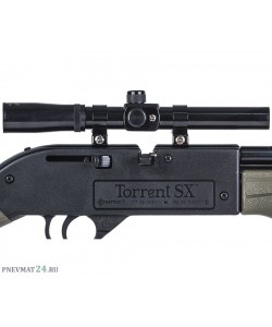 Пневматическая винтовка Crosman Torrent SX (компрессионная, прицел 4x15) 4,5 мм