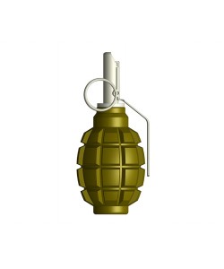 Макет учебно-тренировочной гранаты Ф-1 (чугун, 750-900 г)