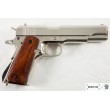 Макет пистолет Colt M1911A1 .45, хром, лакиров. дерево (США, 1911 г.) DE-6312 - фото № 2