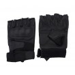 Перчатки с обрезанными пальцами Oakley tac-023b Black - фото № 3