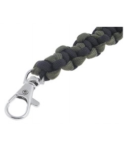 Темляк с карабином Geoline Survival Green&black