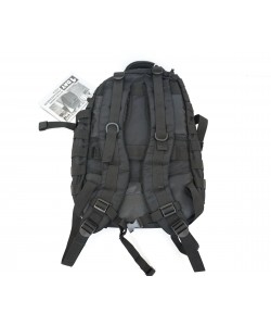 Рюкзак тактический UTG 1-Day Black, внешние карманы, 43x28x19 см (PVC-P124B)