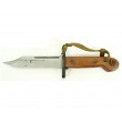 ММГ штык-нож ШНС-001-01 (АКМ), коричн. рукоятка с резин. накладкой «Люкс» - фото № 3