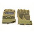 Перчатки с обрезанными пальцами Oakley tac-023b Green - фото № 1