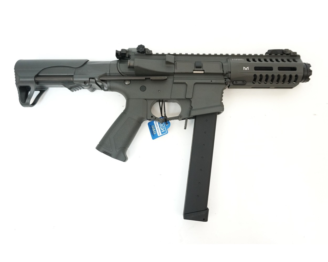 Страйкбольный пистолет-пулемет G&G ARP 9 Battleship Grey (EGC-ARP-9MM-ANB-NCM)