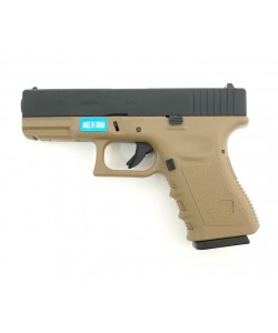 Страйкбольный пистолет WE Glock-19 Gen.3 Tan (WE-G003A-TN)