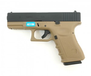 Страйкбольный пистолет WE Glock-19 Gen.3 Tan (WE-G003A-TN)