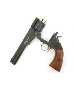 Пневматический револьвер ASG Schofield 6” (Schofield 1) Aging Black (пулевой)