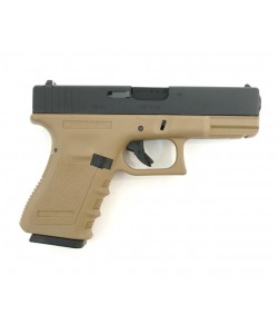 Страйкбольный пистолет WE Glock-19 Gen.3 Tan (WE-G003A-TN)