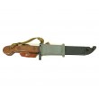 ММГ штык-нож ШНС-001-01 (АКМ), коричн. рукоятка с резин. накладкой «Люкс» - фото № 6