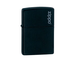 Зажигалка Zippo 218ZL Black Matte with Logo