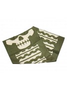 Шарф-маска орнамент скулы Green