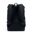 Рюкзак Herschel Little America Backpack 17L, черный с коричневыми пряжками - фото № 11