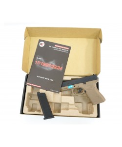 Страйкбольный пистолет WE Glock-19 Gen.3 Tan (WE-G003A-TN)