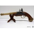 Макет пистолет кремневый леворукий, латунь (Индия, XVIII век) DE-1296-L - фото № 2