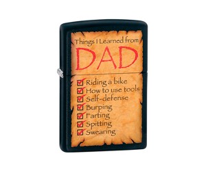 Зажигалка Zippo 28372 Things Learned From Dad