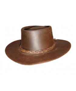 Шляпа ковбойская кожаная (DE-720-L)