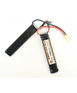Аккумулятор iPower Li-po 7.4V 1100mAh 20C, 2 x (100x20x5) мм (2-лепестковый)