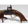 Макет пистолет кремневый леворукий, латунь (Индия, XVIII век) DE-1296-L - фото № 3
