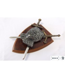 Панно, 2 мини-меча (Эскалибр и Тизона д'Сида), кираса, DE-506