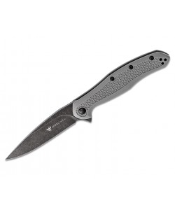 Нож складной Steel Will F45-15 Intrigue (черное лезвие, серая рук.)