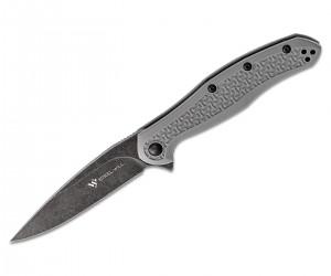 Нож складной Steel Will F45-15 Intrigue (черное лезвие, серая рук.)