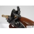 Макет пистолет кремневый леворукий, латунь (Индия, XVIII век) DE-1296-L - фото № 4