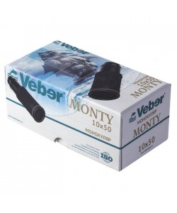 Монокуляр Veber Monty 10x50 BR черный
