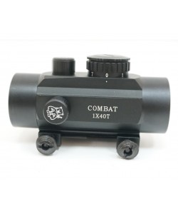 Коллиматорный прицел Combat 1x40 T закрытый, на Weaver