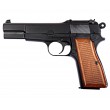 Страйкбольный пистолет WE Browning Hi-Power Black (WE-B001) - фото № 8