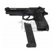 Страйкбольный пистолет KJW Beretta M9A1 CO₂ GBB Black - фото № 12