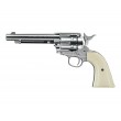 Пневматический револьвер Umarex Colt SAA 45 Pellet Nickel (5,5”) - фото № 1