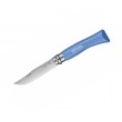 Нож складной Opinel Tradition Colored №07, 8 см, нерж. сталь, рукоять граб, голубой - фото № 1