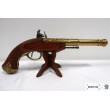 Макет пистолет кремневый леворукий, латунь (Индия, XVIII век) DE-1296-L - фото № 5