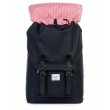 Рюкзак Herschel Little America Backpack 17L, черный с каучуковыми пряжками - фото № 6