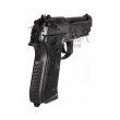 Страйкбольный пистолет KJW Beretta M9A1 CO₂ GBB Black - фото № 13