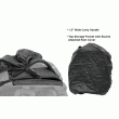 Рюкзак тактический UTG 3-Day Black, внешние карманы, 50x40x25 см (PVC-P372B) - фото № 9