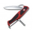 Нож складной Victorinox RangerGrip 0.9523.MC (130 мм, красный с черным) - фото № 1