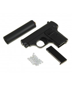 Страйкбольный пистолет Galaxy G.1A (Colt 25) с глушителем